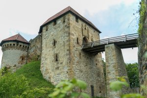 Der Zugang zur Burg war stets gut gesichert